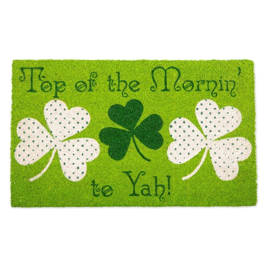 DII&#xAE; Top Of The Mornin&#x27; To Yah! Doormat